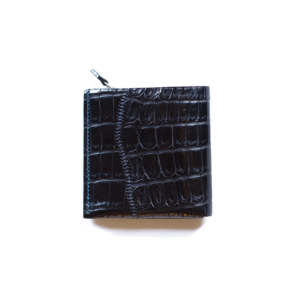 1/4 Wallet/ SCAR CROCO BLK
