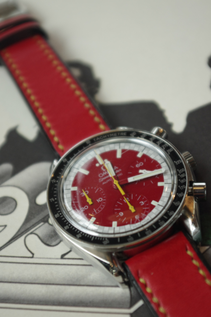 Watch Strap/ OMEGA Seamaster RED